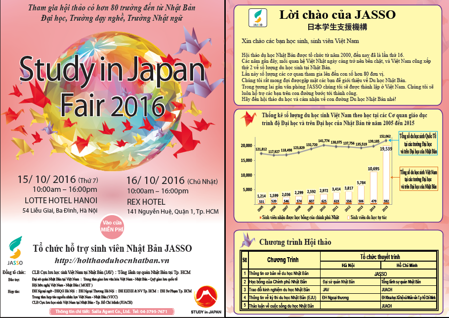 Hội thảo giáo dục Nhật bản 2016 tại Việt nam