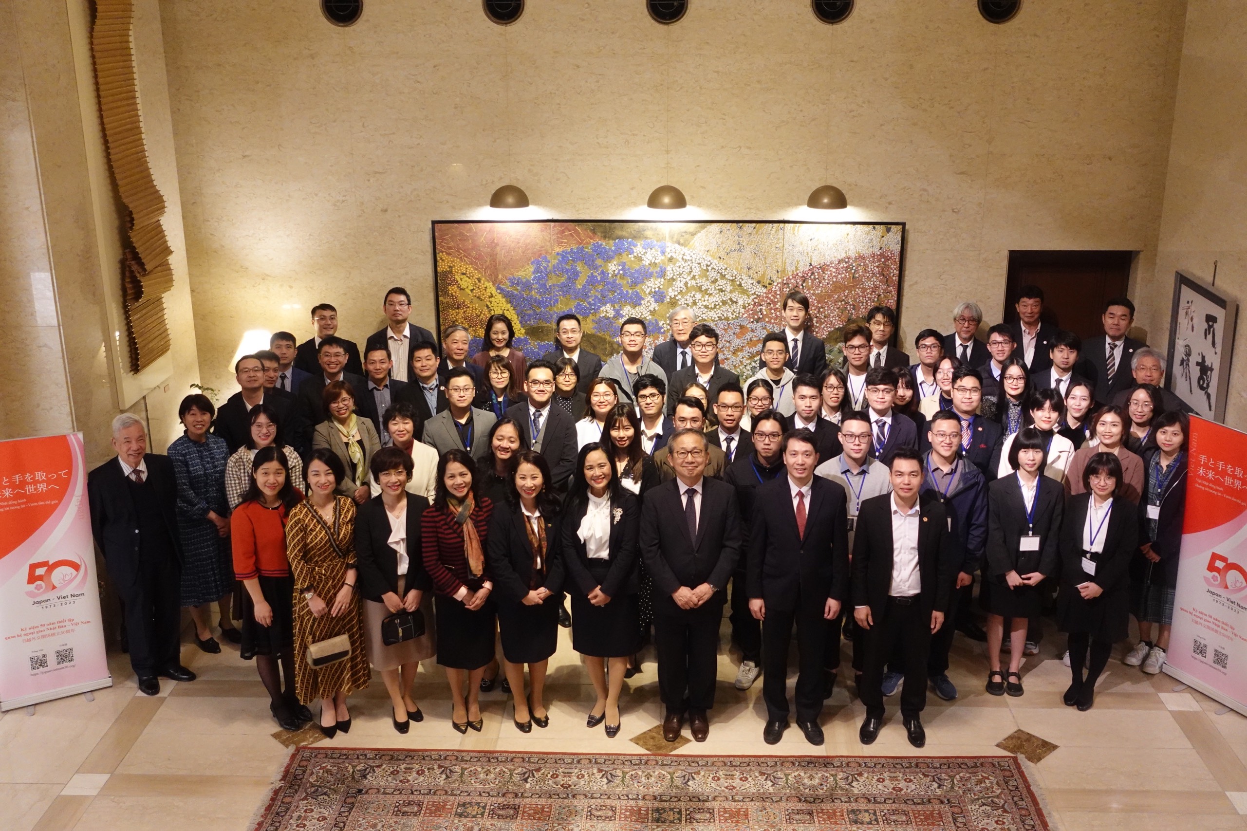 Đoàn Đại biểu VAJA tham dự Tiệc giao lưu giáo dục Việt – Nhật và Lễ tiễn các lưu học sinh nhận học bổng của Chính phủ Nhật Bản lên đường sang Nhật Bản du học